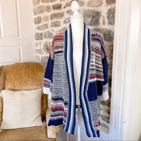 Anthropologie sleeping on snow kimono cardigan - Picture 3 of 16